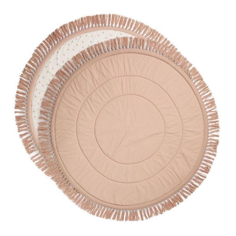 Elodie - Playmat Powder pink Fringe