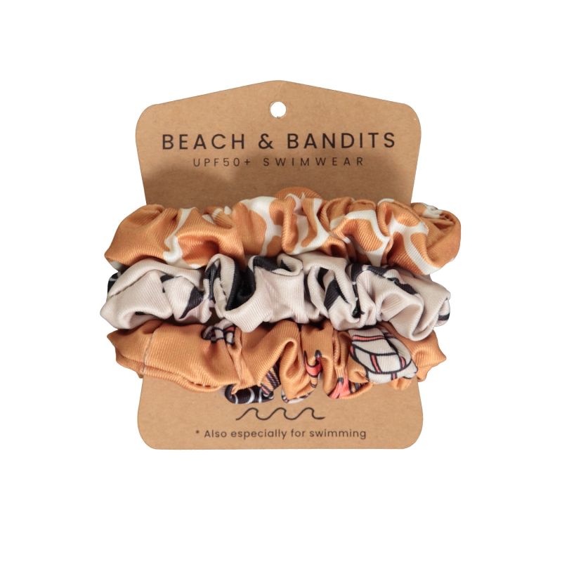 Beach & Bandits - Bade- Haargummi Giraffe Orange