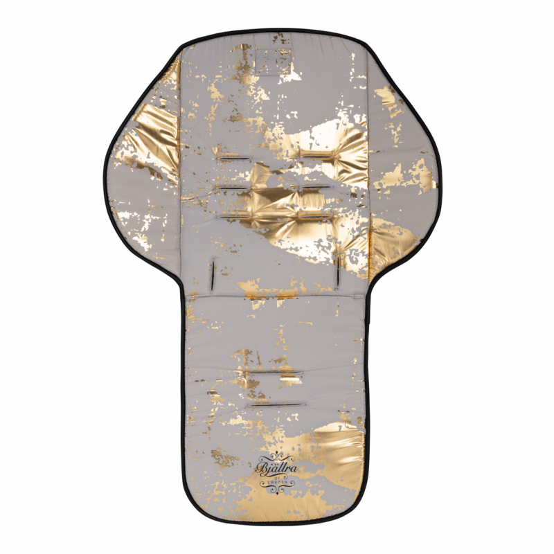 Bjällra of Sweden - Kinderwagen Einlage Grey Golden Collection