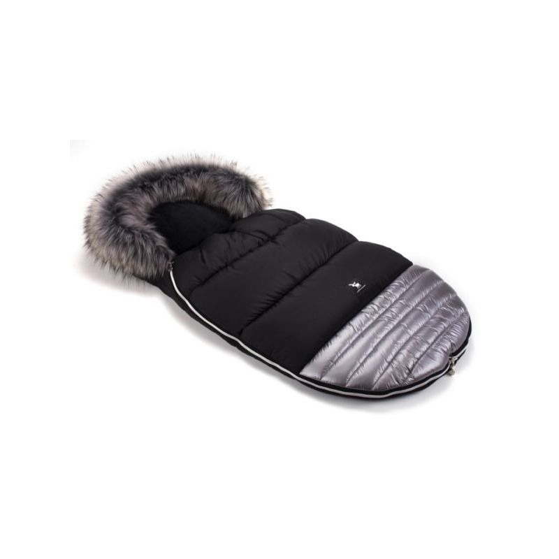 Cottonmoose - Fusssack Luxury Moose Shine Silber