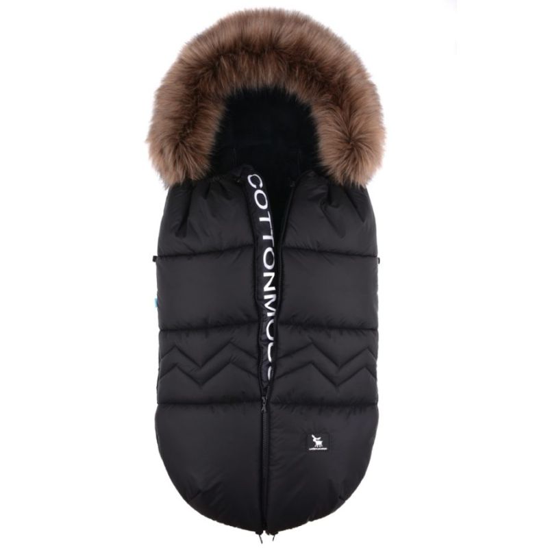 Cottonmoose - Fusssack North Moose Logo Schwarz