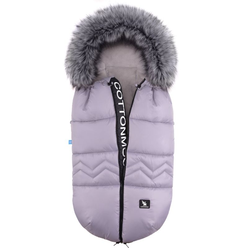 Cottonmoose - Fusssack North Moose Logo Grau