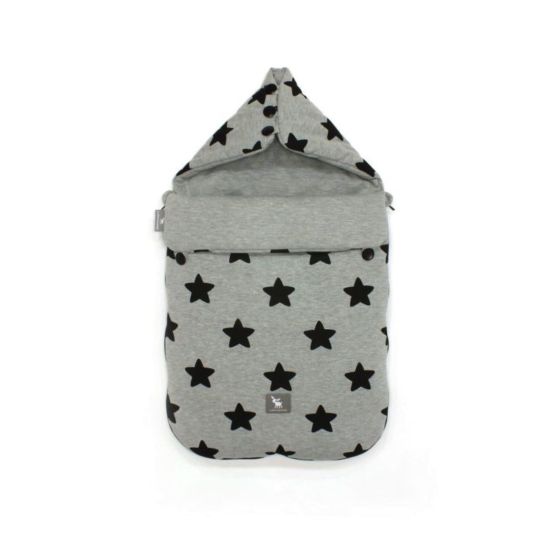 Cottonmoose - Mini Fusssack "Pooh" Black Stars