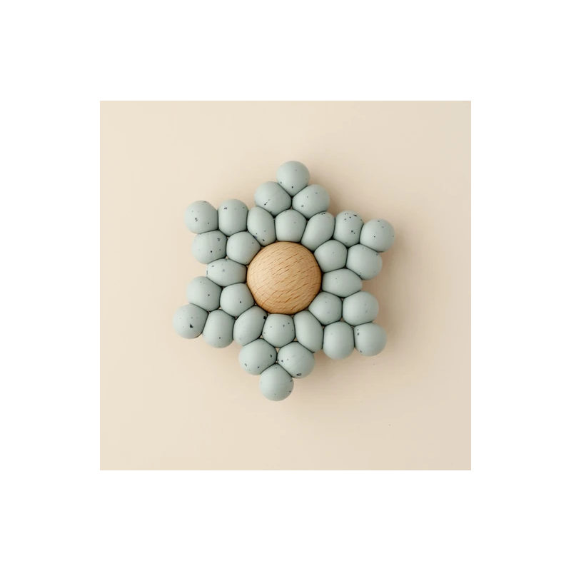 littleCHEW - Greifling Silikon Stern Speckle Aquamarine