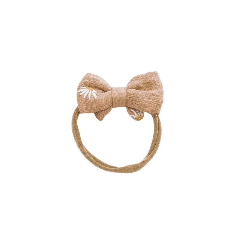 Mrs Ertha - Stirnband Blümchen Taupe