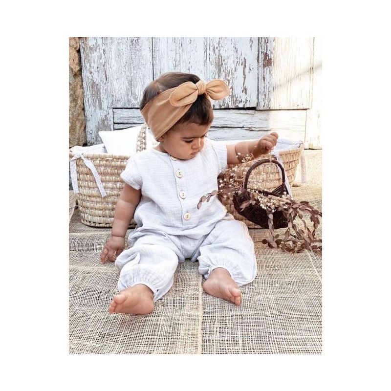 Mrs Ertha - Muslin Overall Weiss