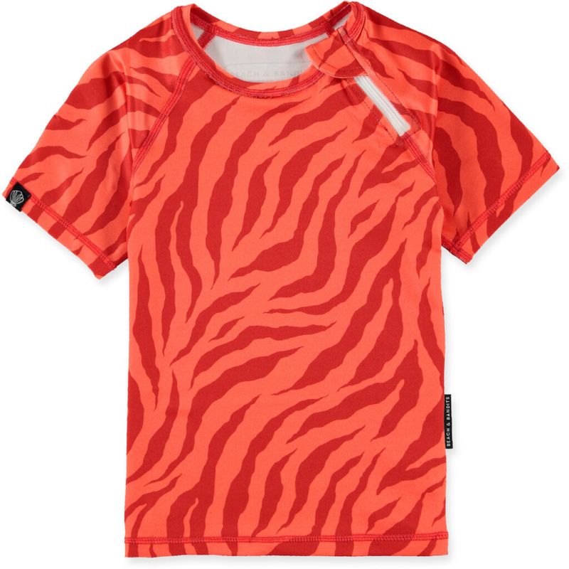 Beach & Bandits - UV Badeshirt Tiger Rot Stripes of Love