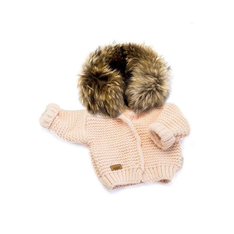 LAttante - Strickjacke Handmade Oversize Pink