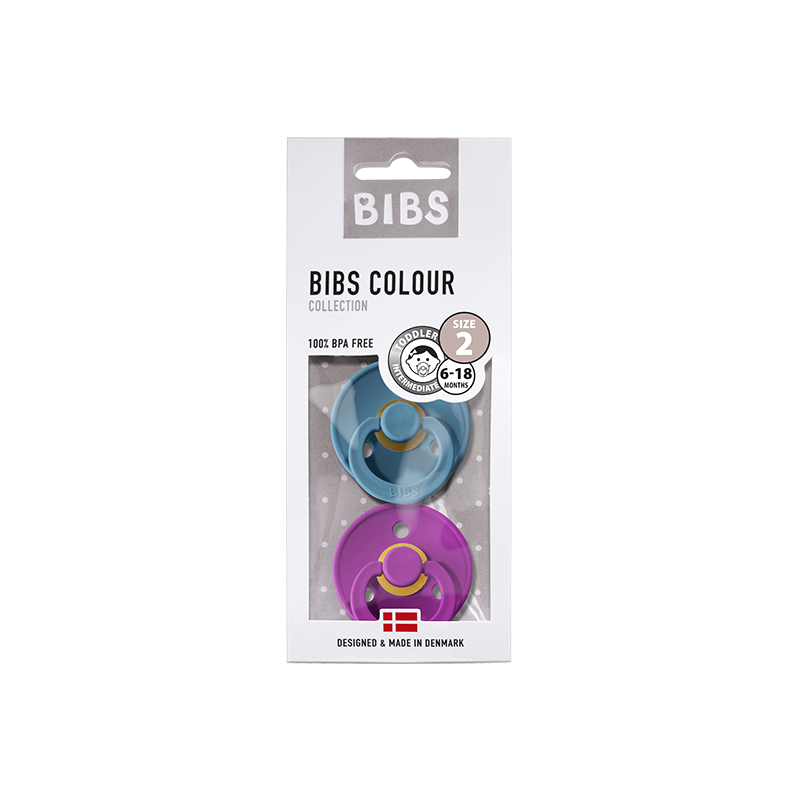 BIBS - Dark Teal / Orchide Gr. 2