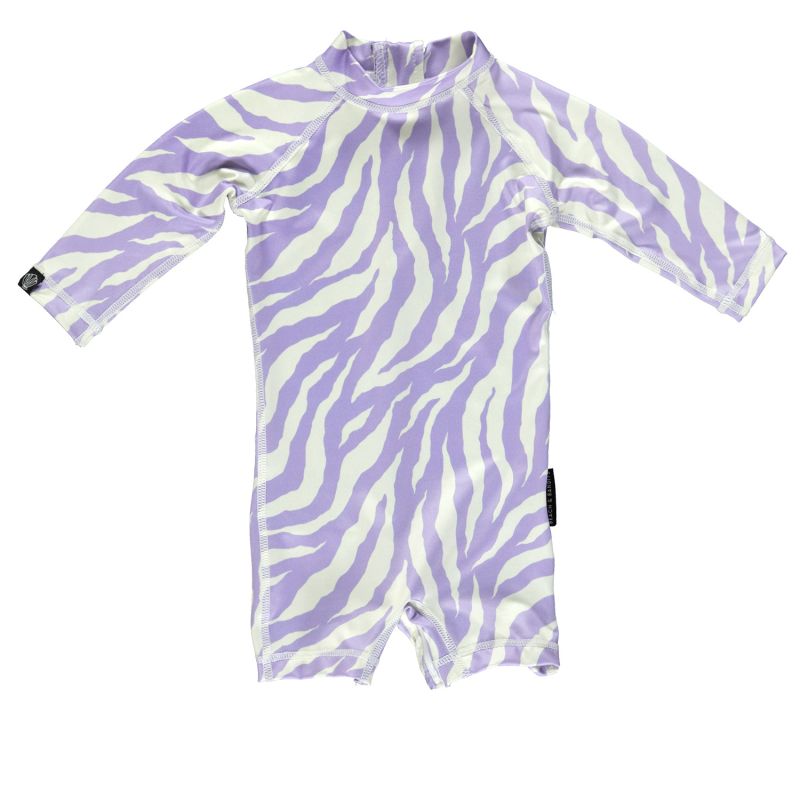 Beach & Bandits - UV Badeoverall Baby Tiger Lila