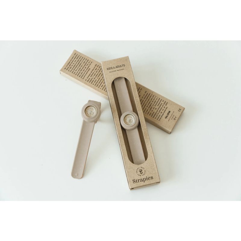 Mrs Ertha - Strapie Uhr Kind & Erwachsene Cloudy