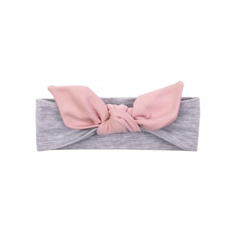 Ul & Ka - Haarband Grey & Powder Pink