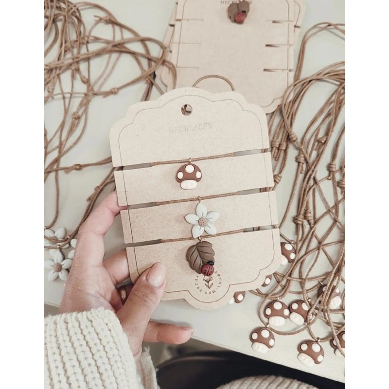 Mrs Ertha - Halskette Pilz Blume