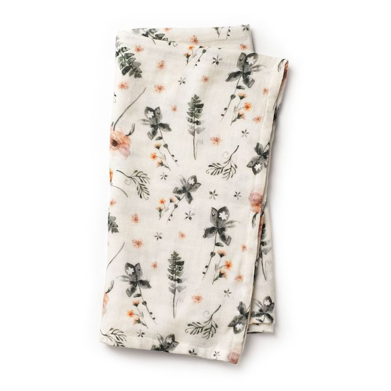 Elodie - Bambus Muslin Swaddle Meadow Blossom