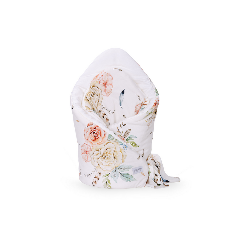 Qbana Mama - Baby- Wrap Vintage Flowers