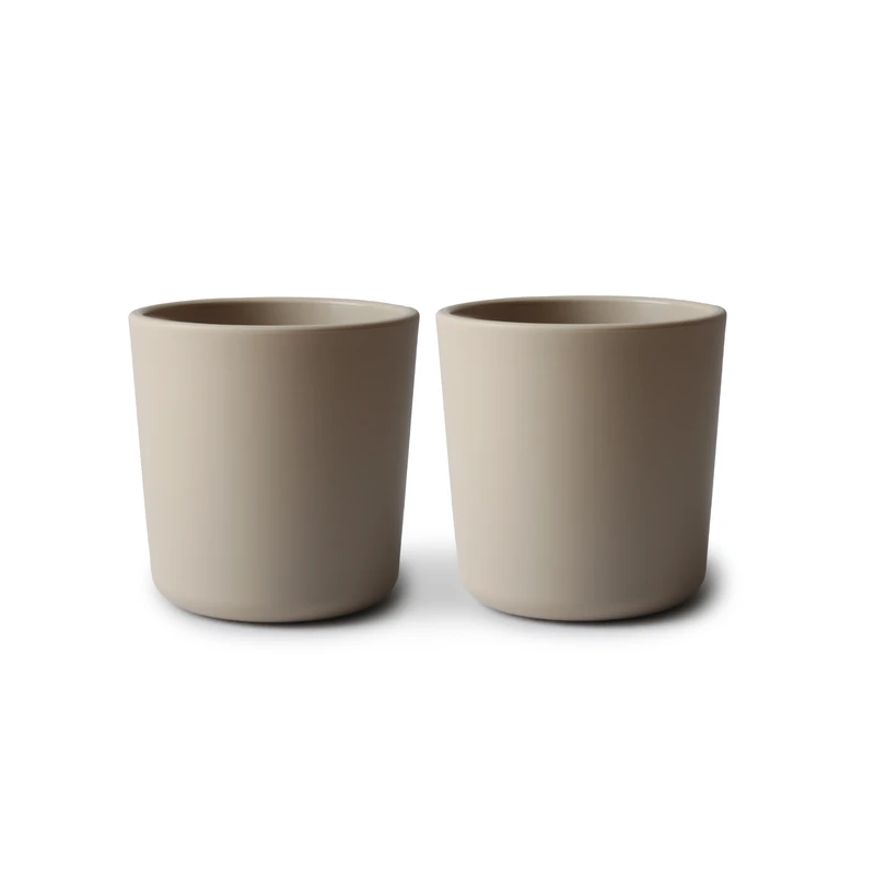 Mushie - 2er Set Trinkbecher Vanilla