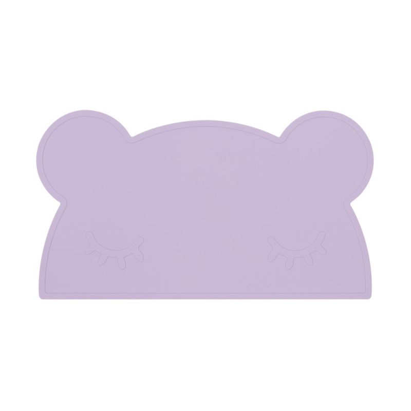 we might be tiny - Silikon Tischset Bär Lilac