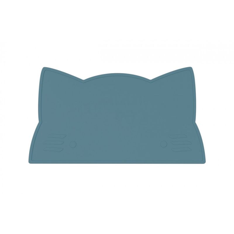 we might be tiny - Silikon Tischset Cat Blue Dusk