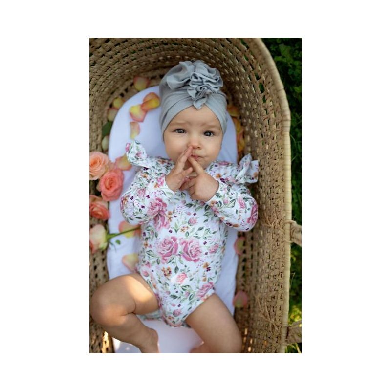 Hey Popinjay! - Body mit Rüschchen White Roses