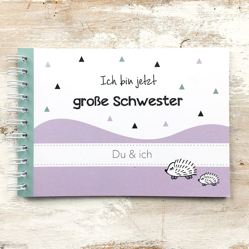 mintkind - Erinnerungsbuch "Ich bin jetzt grosse Schwester"