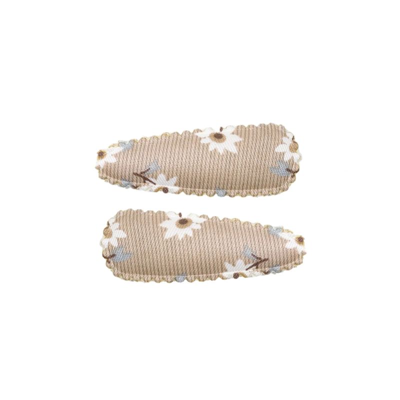 Mrs Ertha - Haarclips Stoff Blumen