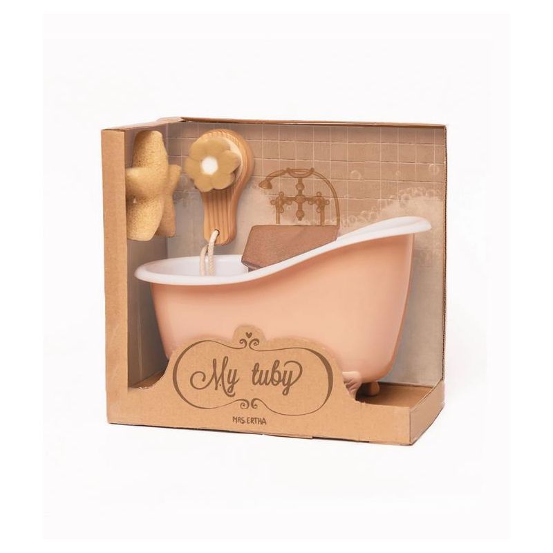 Mrs Ertha - Puppen Badewanne Rosa