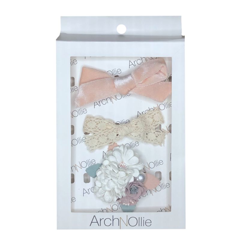 ArchNOllie - Haarclipset Samt meets Boho