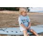 Beach & Bandits - UV Badeoverall Ocean Child kurz Weiss/blau