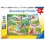 Ravensburger - Kinderpuzzle Rapunzel, Rotkäppchen & der Froschkönig