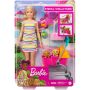 Mattel - Barbie Hunde-Buggy Spielset mit Puppe