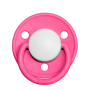 BIBS - DE LUX Raspberry- White Silikon