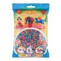 Hama - Midi Bügelperlen gestreiften Perlen 3000 Stk türkis/lila/orange