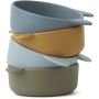 LIEWOOD - Silikon Schalen Set Iggy Blue - Caramel