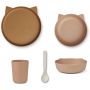 LIEWOOD - Paul Geschirrset Cat Pale Tuscany Mix
