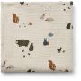 LIEWOOD - Muslin Swaddle Friendship Sandy Mix