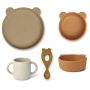 LIEWOOD - Vivi Geschirrset 4-teilig Mr Beat Oat Mix