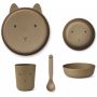LIEWOOD - Brody Geschirrset 4tlg Rabbit Oat
