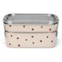 Konges Sløjd - Lunchbox Doppeldecker Rote Punkte