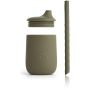 LIEWOOD - Ellis Strohhalm Becher Mr Bear Khaki