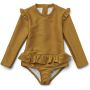 LIEWOOD - Sille UV Badeanzug Rippstoff Caramel