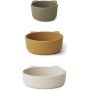 LIEWOOD - Silikon Schalen Set Eddie Dandy / Khaki