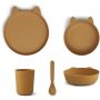 LIEWOOD - Paul Geschirrset Rabbit Mustard