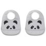 LIEWOOD - Tilda Silikonlätzchen Set Panda Grey