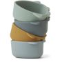 LIEWOOD - Malene Silikon Schalen Set Space Blue Multi