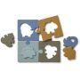 LIEWOOD - Bodil Motorik Puzzle Dino Blue Mix