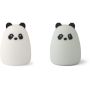 LIEWOOD - Callie Set Mini Lämpchen Panda Creme - Dove Blue