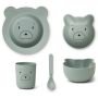 LIEWOOD - Joana Geschirrset 4tlg Mr Bear Peppermint