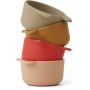 LIEWOOD - Malene Silikon Schalen Set Apple Red Multi Mix
