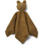 LIEWOOD - Milo Strick- Schmusetuch Mr Bear Golden Caramel
