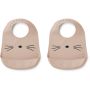 LIEWOOD - Tilda Silikonlätzchen Set Cat Rose
